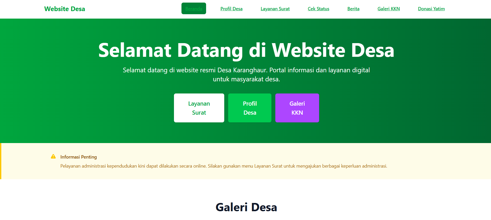 Profile Desa